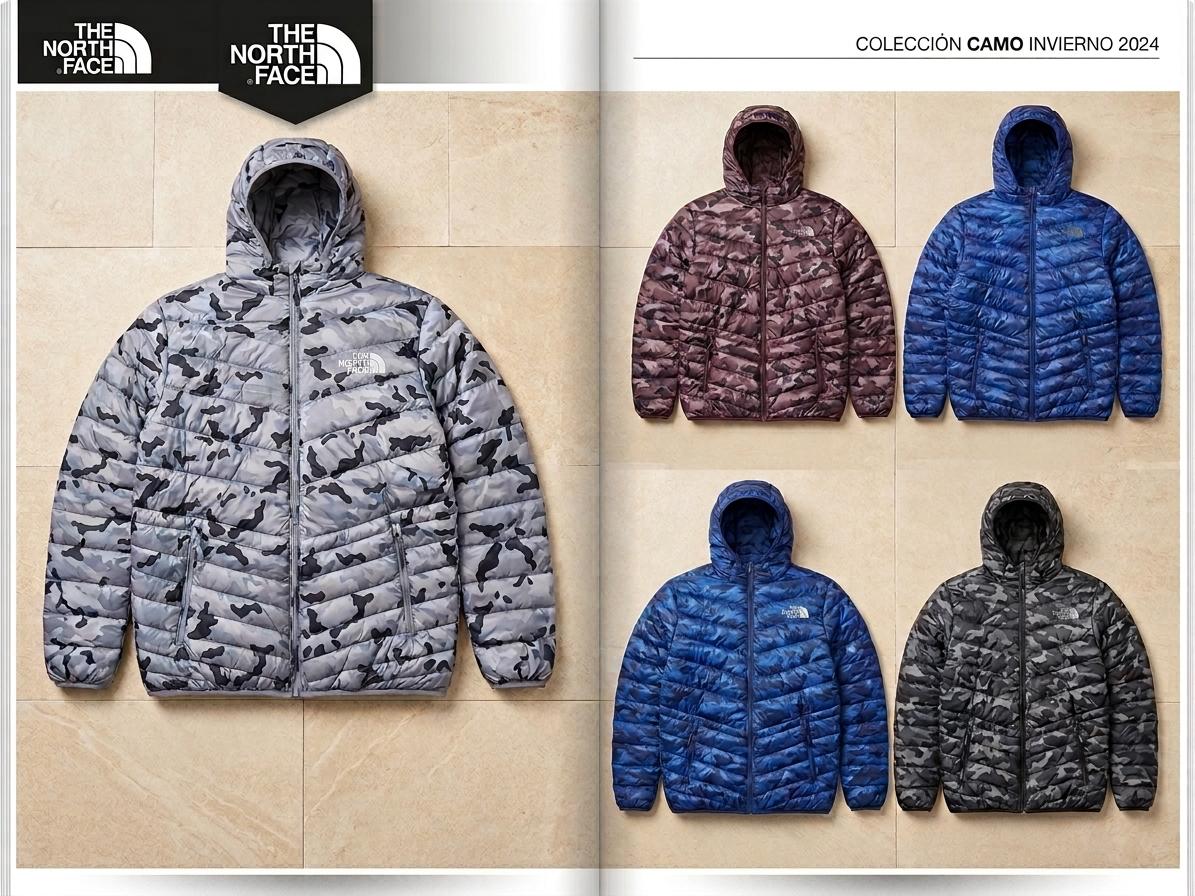Colección con estampado camuflaje