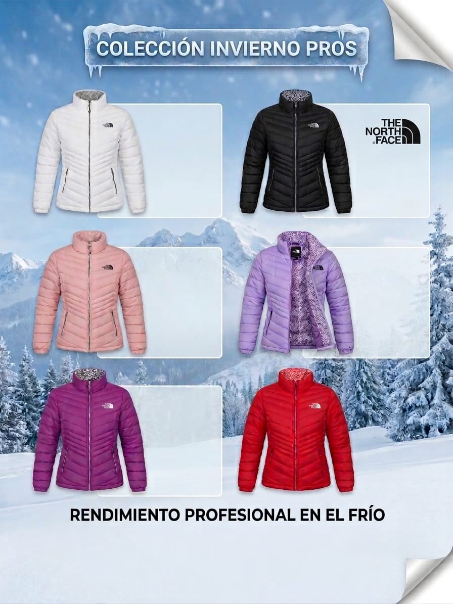 Modelos de chamarras acolchadas para dama en seis colores